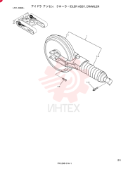 IDLER ASSY, CRAWLER YT52D00007F1