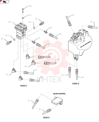 Схема (SK80CS) - CENTER SWING EXCAVATOR BTW LF01-00501 - LF01-00861 (1/02-12/08) LF62H00001F1