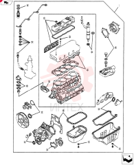 OIL PAN GASKET SET VI5878151960