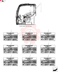 Схема (SK80CS-2) - CENTER SWING EXCAVATOR ASN LF06-04501 (7/02-9/08) YT22T00144F2