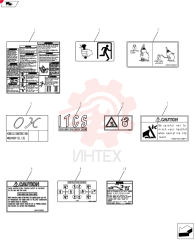 Схема (SK80CS-2) - CENTER SWING EXCAVATOR ASN LF06-04501 (7/02-9/08) YT22T00156F1 (2)