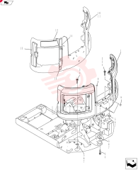Схема (SK80CS-2) - CENTER SWING EXCAVATOR ASN LF06-04501 (7/02-9/08) YT60C00021F1