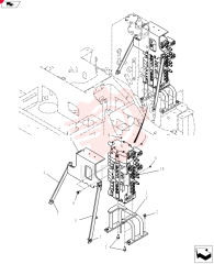 Схема (SK80CS-2) - CENTER SWING EXCAVATOR ASN LF06-04501 (7/02-9/08) LF64H00048F1