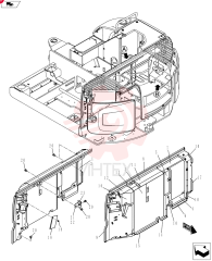 Схема (SK80CS-2) - CENTER SWING EXCAVATOR ASN LF06-04501 (7/02-9/08) LF21C00012F2