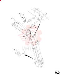 Схема (SK80CS-2) - CENTER SWING EXCAVATOR ASN LF06-04501 [NON PRODUCTION] (10/10-1/13) LF02B00016F1