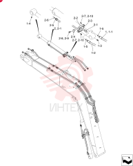 Hyd., Cylinder, Arm YT42H00094F1