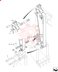 Схема (SK80CS-2) - CENTER SWING EXCAVATOR ASN LF06-04501 [NON PRODUCTION] (10/10-1/13) YT12B00171F1