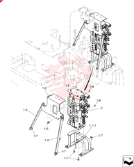 Схема (SK80CS-2) - CENTER SWING EXCAVATOR ASN LF06-04501 [NON PRODUCTION] (10/10-1/13) LF64H00048F1