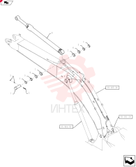 Cylinder Install (Arm) YN02B00407F1