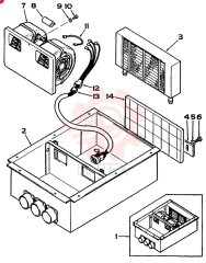 HEATER,CONSISTS OF REF 2-14