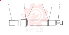 SHAFT ASSY. PX10V01004F1 (1)