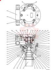 HYDRAULIC MOTOR,22.1CC PY15V00012F1 (1)