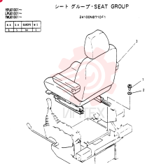 SEAT GROUP 24100N8710F1