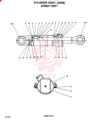 CYLINDER 2438U1132F1