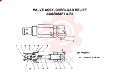 VALVE PRESSURE RELIE 2436R858F1