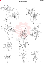 UPPER HYDRAULIC LINES 24100J17033F1 (2)