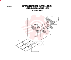 CRAWLER TRACK INSTALLATION (STD CRAWLER-SC) 24100J17681F2