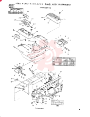 PANEL ASSY, INSTRUMENT (WITH OUT RADIO) 24100N8507F1