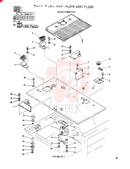 PLATE ASSY, FLOOR (DOZER) 24100J17386F7