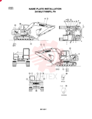 NAME PLATE ASSY (EC STD CRAWLER), QTY-F5: F5