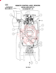 REMOTE CONTROL ASSY. (BOOM & ARM SAFETY), QTY-F1: F1, Remarks: (7/1/98-) 24100N9579F1 (1)