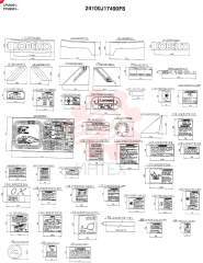 NAME PLATE ASSY(N.A. & S.A.) 24100J17490F8 (4)