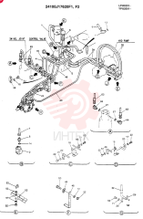UPPER HYDRAULIC LINES(KAI DOZER, EXTRA & BREAKER) 24100J17620F1 (1)