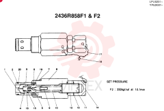 VALVE PRESSURE RELIE 2436R858F1