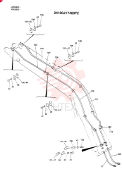 BOOM ASSY, 4.6M(N&B or BREAKER), Years: -01-MAY-98 24100J17460F2 (1)