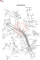 BOOM ASSY, 4.6M(NIBBLER & BREAKER) 24100J15091F6 (2)