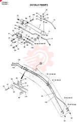 BOOM ASSY 4.6M(N&B or BREAKER), Years: -01-MAY-98 24100J17669F3 (2)