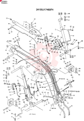 BOOM ASSY, 4.6M(EXTRA), Years: -01-MAY-98 24100J17460F4 (2)