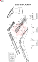 BOOM ASSEMBLY, 4.6M(STANDARD), Start Year: 01-MAY-98 24100J19666F1 (1)