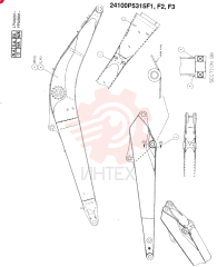 REINFORCEMENT KIT(BOOM & ARM) 24100P5315F1