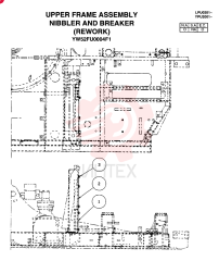UPPER FARME ASSY, NIBBLER & BREAKER (REWORK) YW52FU0004F1