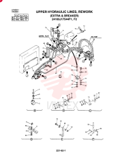 UPPER HYDRAULIC LINES, REWORK (EC - EXTRA & BREAKER), QTY-F1: F1 24100J17544F1 (1)