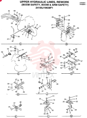 UPPER HYD. LINES(EC.BOOM SAFETY,BOOM & ARM SAFETY) 24100J19638F1 (2)