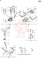 UPPER HYDRAULIC LINES (KAI DOZER, EXTRA & BREAKER), QTY-F1: F1 24100J17620F1 (2)