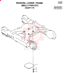 Схема (SK130LC) - MARK IV EXCAVATOR ASN YPU2001 (EU) (1/98-12/98) 2422P1179