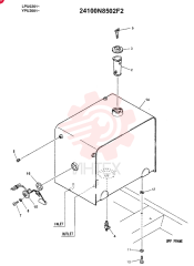 FUEL TANK ASSY 24100N8502F2