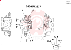 HYDRAULIC VALVE 2436U1237F1