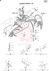 UPPER HYDRAULIC LINES, REWORK(EC - EXTRA & BREAKER) 24100J17544F1 (1)