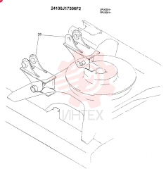 LOWER INSTALLATION (DOZER) 24100J17506F2 (1)