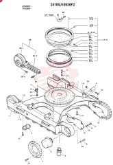 LOWER INSTALLATION(DOZER, LONG CRAWLER) 24100J16930F2