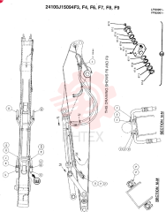 ARM ASSY, 3.0M STANDARD, Years: -01-APR-98 24100J1S094F3 (2)