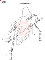SEAT BELT ASSY(STD-N.A.) 24100P4501F1