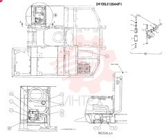 Схема (SK130LC) - MARK IV EXCAVATOR ASN YPU2001 (NA) (1/98-12/98) 24100J12944F1