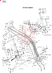 BOOM ASSY, 4.6M(EXTRA), Years: -01-MAY-98 24100J17669F4 (3)