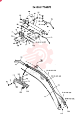 BOOM ASSY 5.15M BORA & BREAKS, BOOM & ARM SAFETY 24100J17667F2 (2)