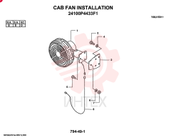 FAN INSTALLATION 24100P4433F1